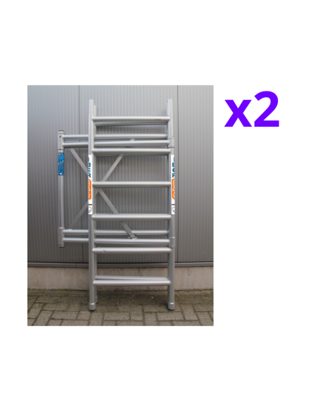 Andamio Plegable de aluminio 75x190 4,70m altura trabajo - XTREM IBERANDAMIOS