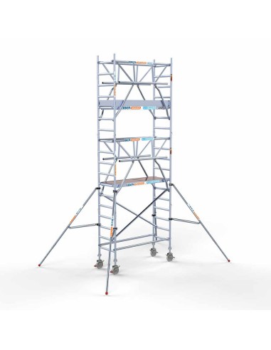 Andaime móvel tipo torre 75x190x620 m - PRO DOBLE SAFE