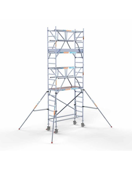 Andaime móvel tipo torre 75x190x620 m - PRO DOBLE SAFE