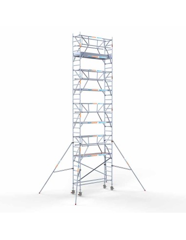 Andaime móvel tipo torre 75x250x1020 m - PRO DOBLE SAFE