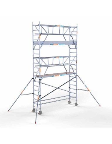 Andaime móvel tipo torre 75x305x620 m - PRO DOBLE SAFE