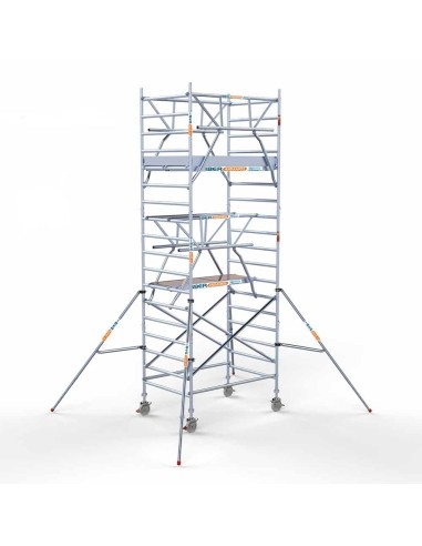 Andaime móvel tipo torre 135x190x620 m - PRO DOBLE SAFE
