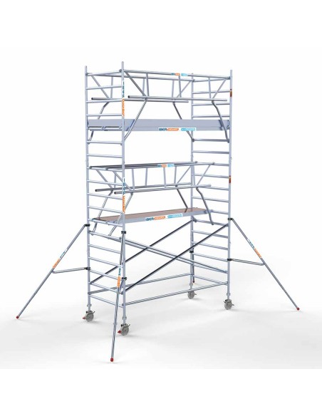Andaime móvel tipo torre 135x305x620 m - PRO DOBLE SAFE