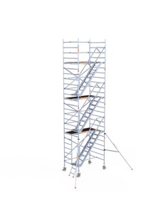 Andamio móvil tipo torre con escaleras 135x190x820 m altura de trabajo