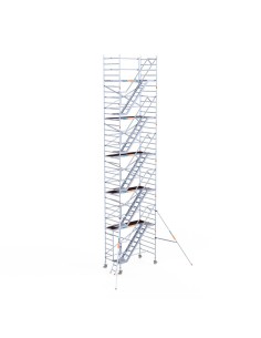 Andamio móvil tipo torre con escaleras 135x250x1220 m altura de trabajo