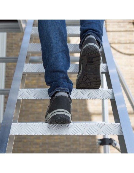 Andamio móvil tipo torre con escaleras 135x250x1420 m altura de trabajo