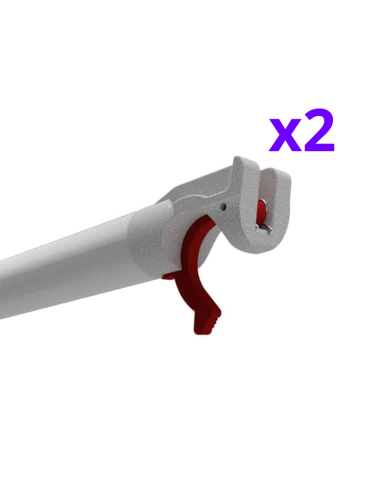 Andamio Plegable de aluminio 75x190 6,50m altura trabajo con estabilizadores - XTREM IBERANDAMIOS