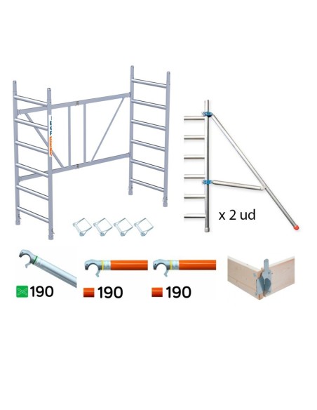 Módulo ampliable 75x190 de 3m a 4,70m-B