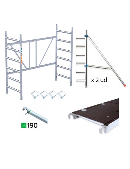 Módulo ampliable 75x190 de 3,85m-A a 5,70m