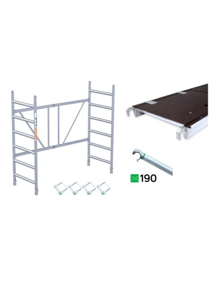 Módulo ampliable 75x190 de 3,85m-B a 5,70m-A