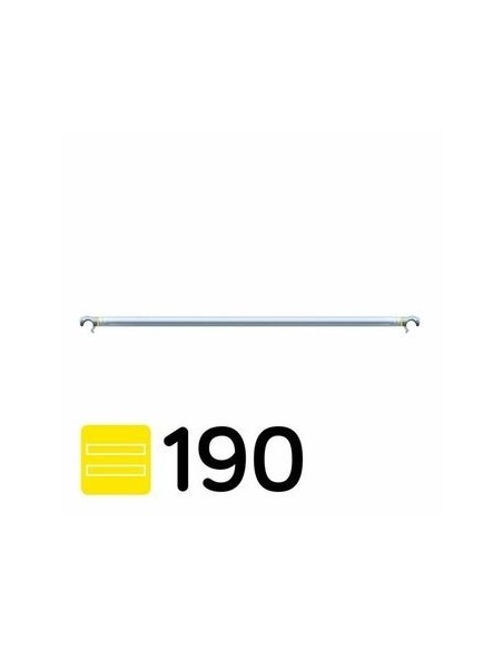Barra horizontal 190 para andaimes móveis tipo torre e andaime dobrável