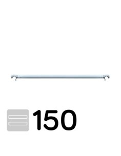 Barra horizontal 150 para andamio plegable 2