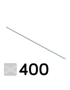 Barra diagonal 400 para andamio móvil tipo torre 2