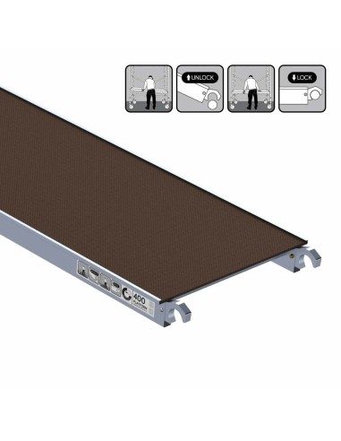 Plataforma SIN trampilla 400 cm para torre móvil