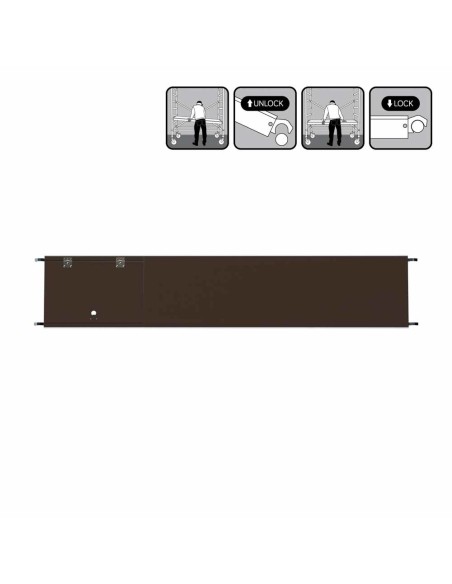 Plataforma COM portinhola 400 cm para torre móvel