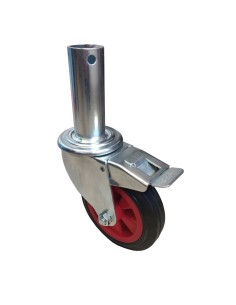 Rueda de goma para andamio plegable (150 mm de diámetro)