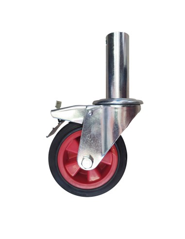 Rueda de goma para andamio plegable (150 mm de diámetro)