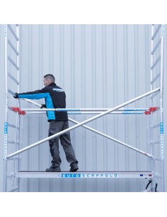 Barandilla de seguridad frontal y extensible para torres móviles VARIO 2