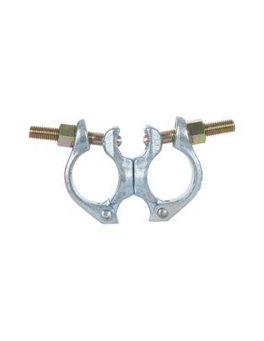 Abrazadera doble de metal para andamios y andamios móviles (51 mm)