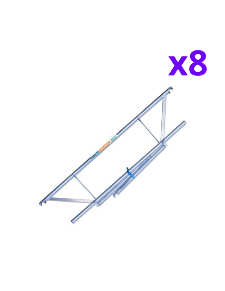 Andamio móvil tipo torre 75x250x1020 m - PRO DOBLE SAFE