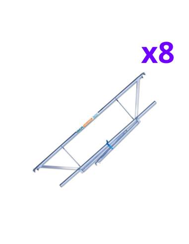 Andaime móvel tipo torre 75x305x1020 m - PRO DOBLE SAFE