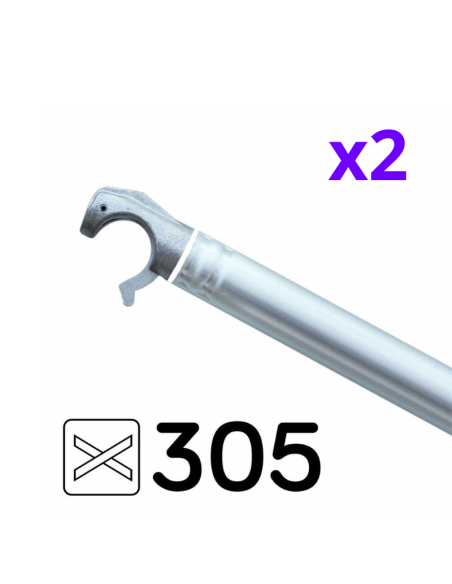 Andaime móvel tipo torre 75x305x420 m - PRO DOBLE SAFE