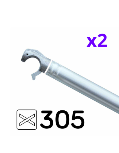 Andaime móvel tipo torre 75x305x820 m - PRO DOBLE SAFE