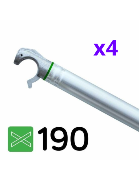 Andaime móvel tipo torre 135x190x1020 m - PRO DOBLE SAFE