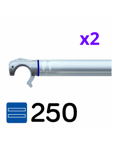 Andaime móvel tipo torre 135x250x1220 m - PRO DOBLE SAFE
