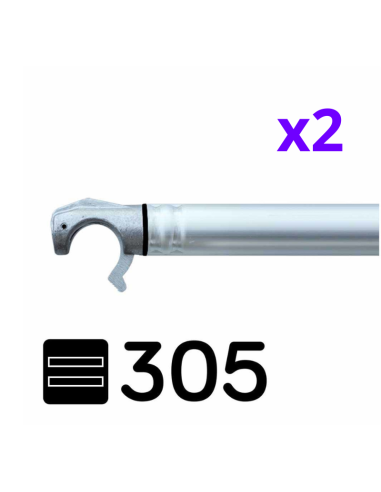 Andaime móvel tipo torre 90x305x920 m - PRO DOBLE SAFE