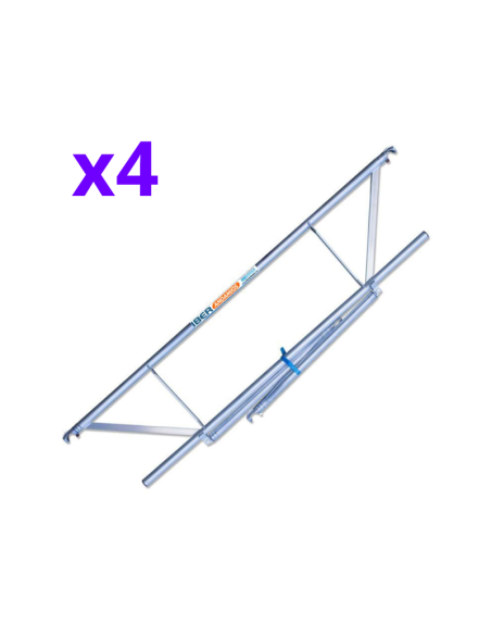 Andaime móvel tipo torre 135x305x620 m - PRO DOBLE SAFE