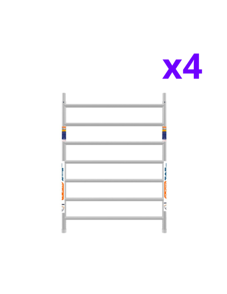 Andamio móvil tipo torre 150x190x620 m - XTREM
