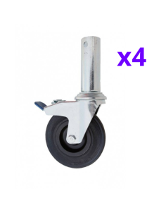 Andamio plegable 75x150 3m altura de trabajo sin trampilla – COMPACT Módulo 1 2