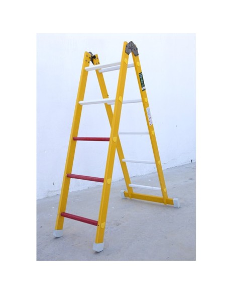 Escada profissional em fibra com 3 a 6 degraus - ARIZONA