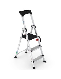 Escalera profesional plegable Deluxe de 3 a 7 peldaños | PERSUM