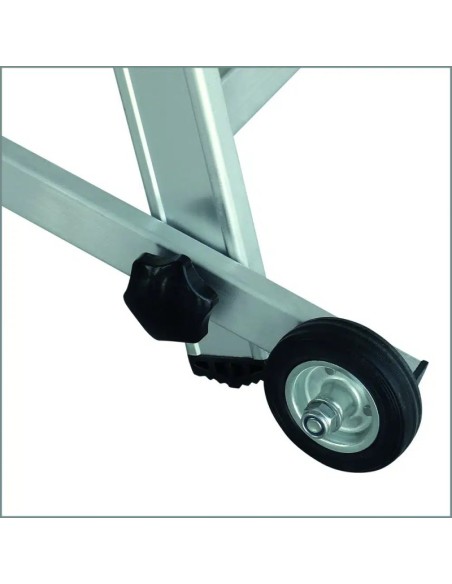 Escalera profesional SITRA con estructura soldada en aluminio de 5 peldaños | PERSUM