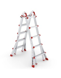 Escalera profesional APOLO multiposición y telescópica 4x5 peldaños | PERSUM