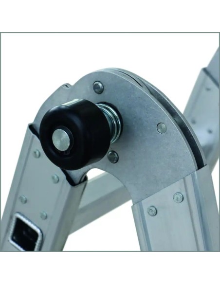 Escalera profesional multiposición y telescópica Aquiles 4x4 peldaños | PERSUM