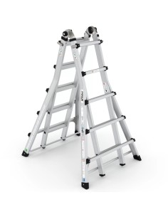 Escalera profesional multiposición y telescópica Aquiles 4x5 peldaños | PERSUM