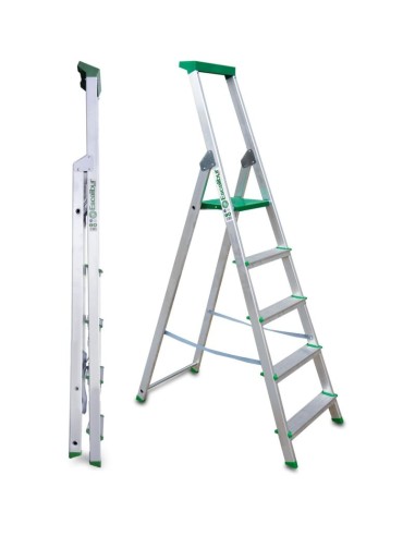 Escalera profesional de tijeras de 5 peldaños - ESCALIBUR