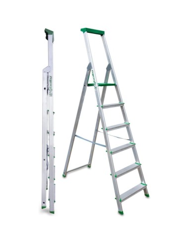 Escalera profesional de tijeras de 6 peldaños - ESCALIBUR