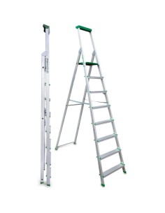 Escalera profesional de tijeras de 8 peldaños - ESCALIBUR
