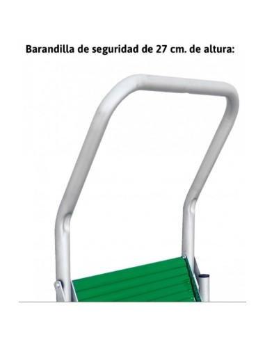 Banqueta doméstica em aço galvanizado com 3 degraus - Escalibur