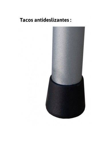 Banqueta doméstica em aço galvanizado com 3 degraus - Escalibur