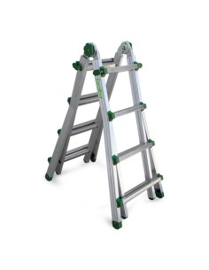 Escalera doméstica telescópica de aluminio y 4x4 peldaños | Escalibur