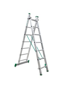 Escada doméstica multiusos ES-DOUBLE e dois troços - Escalibur