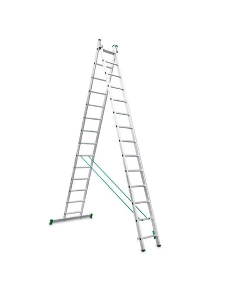 Escada doméstica multiusos ES-DOUBLE14 e dois troços - ESCALIBUR