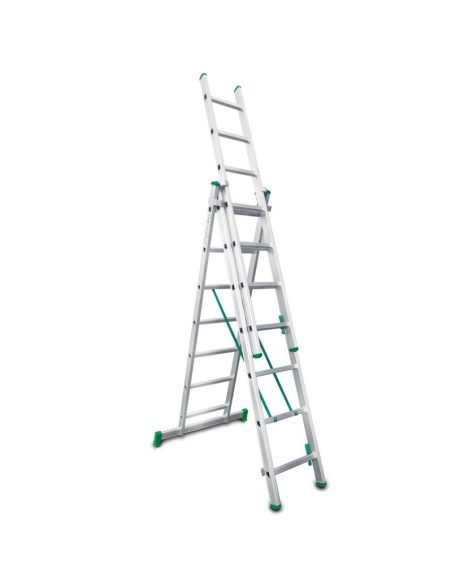 Escada doméstica multiusos ES-TRIPLE7 e três troços - ESCALIBUR