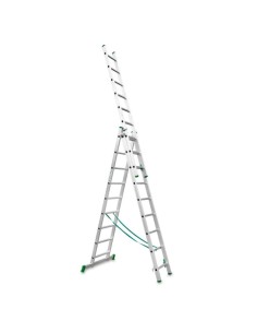 Escalera doméstica multiuso ES-TRIPLE9 y tres tramos - ESCALIBUR