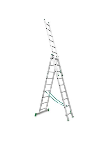 Escada doméstica multiusos ES-TRIPLE9 e três troços - ESCALIBUR